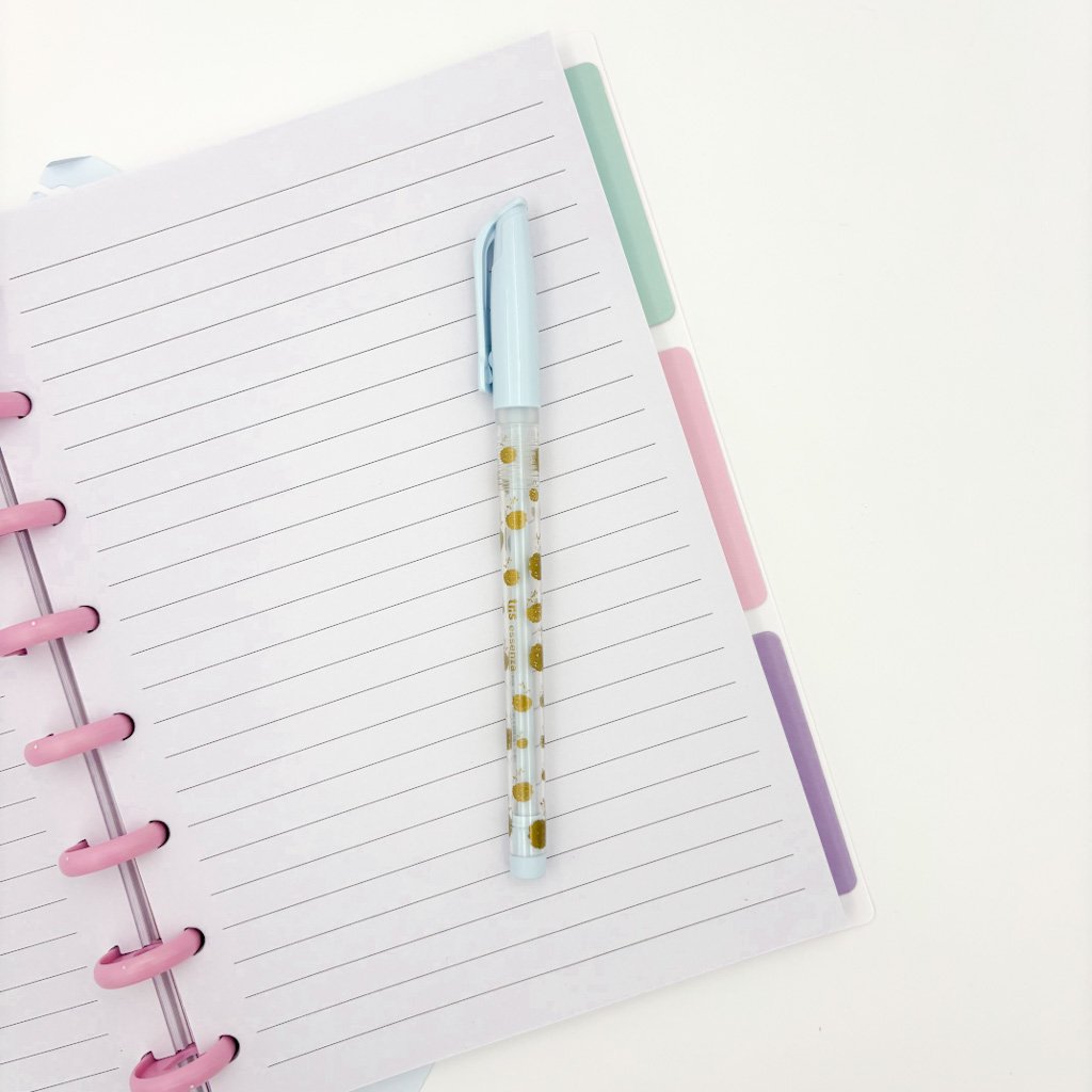 Caderno de Disco Color A5 80 Fls/8 discos - 15x21,2cm - IMPORTADO - UND