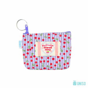 Porta Moedas Retangular Cereja 11x9x1,5cm - UNISO - UND