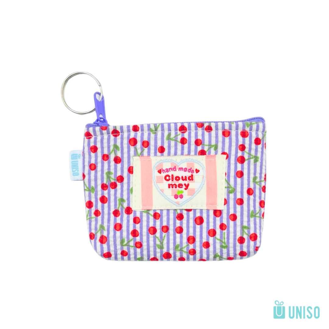 Porta Moedas Retangular Cereja 11x9x1,5cm - UNISO - UND