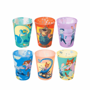 Copo Zootopia Sortido 320ml - PLASÚTIL - UND