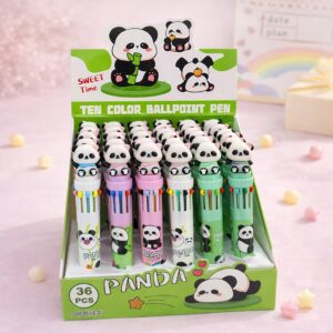 Caneta 10 Cores Panda - IMPORTADO - CX 36 UND