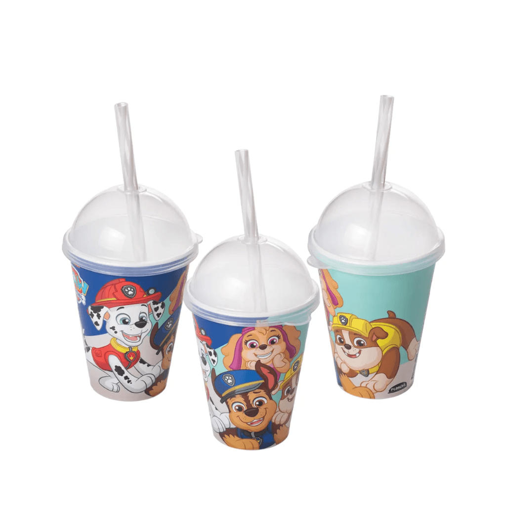 Copo Shake Patrulha Canina Sortido 280ml - PLASÚTIL - UND