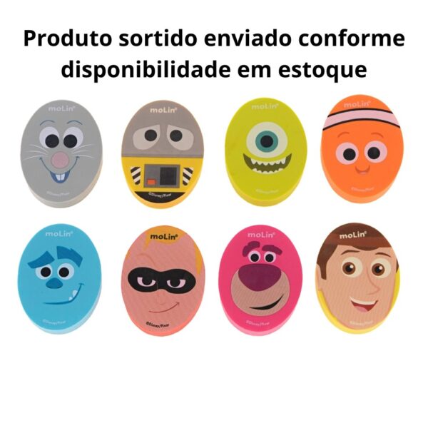Borracha Pixar MOLIN - KIT 4 UND
