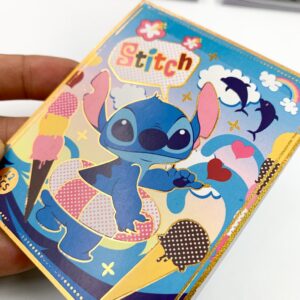 Caderninho de Adesivos STITCH 12 Folhas - CX 40 UND