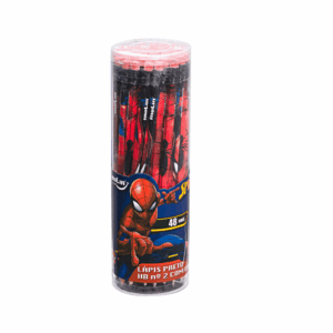 Lápis Preto HB c/ Borracha Homem Aranha - MOLIN - POTE 48 UND