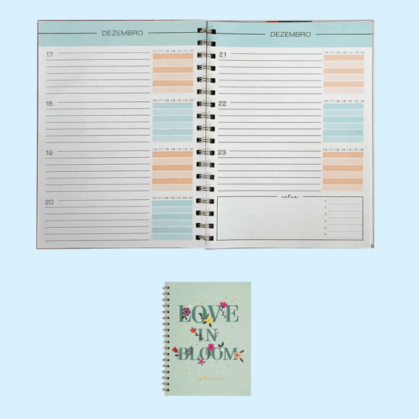 Agenda Planner Semanal A5 Liberty Verde KAZ - UND