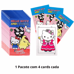 Card para Colorir Hello Kitty - UND