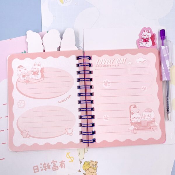 Mini Caderno Aramado c/ Caneta Bichinhos  Holiday