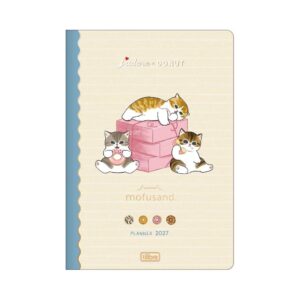 Planner 2027 Grampeado Gato Mofusand 17,8x25,4cm - TILIBRA - UND