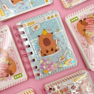 Caderninho  A7 Capa Água Capivara