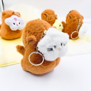 Chaveiro Fofo Pelúcia Capivara Estrelinha 10cm - UND
