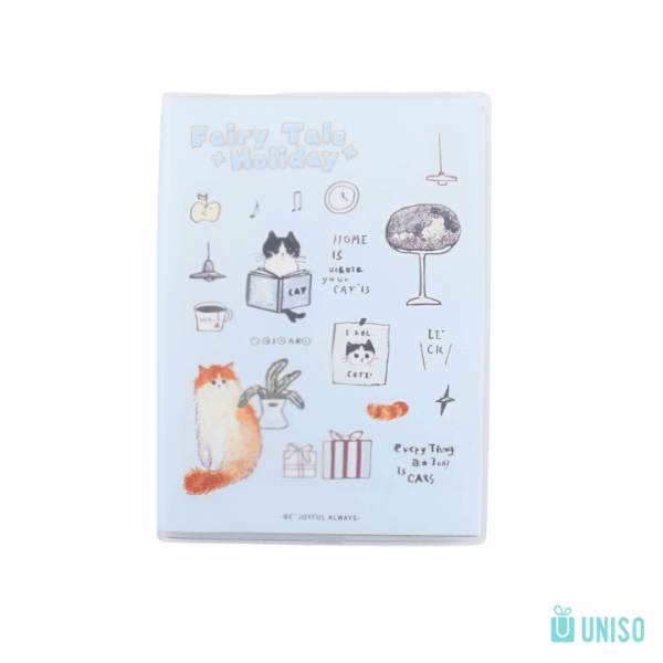 Caderno Pautado Gato Holiday 80 fls 92x12,6cm - UNISO - UND