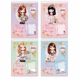 Caderno Colado Papel de Carta 50 fls JOLIE - TILIBRA - UND