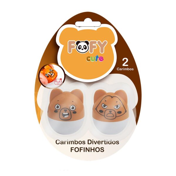 Carimbo Divertido Fofinhos FOFY - BLISTER