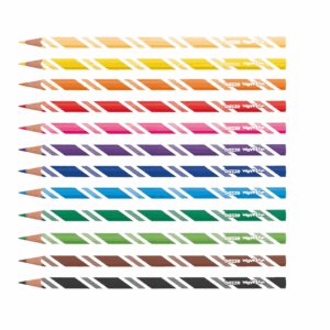 Lápis de Cor Wave Fun 12 Cores - TRIS BAZZE - BLISTER