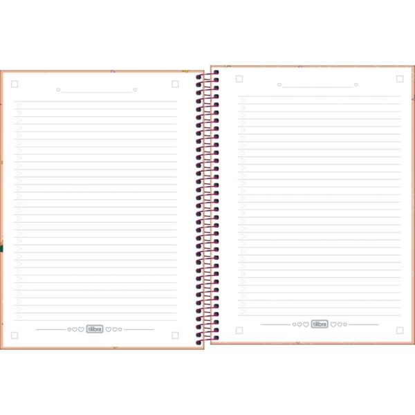 Caderno Espiral Capa Dura Universitário Connect 1 Matéria West Girl Tilibra