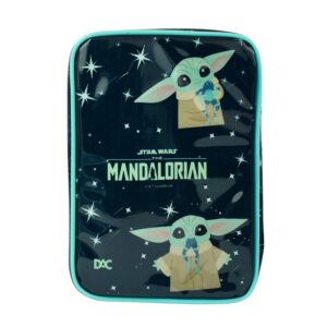 Estojo Baú Grande 100 Canetas Star Wars Mandalorian DAC