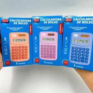 Calculadora de Bolso 8 Dígitos KAZ - UND