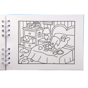 Livro de Colorir BOBBIE GOODS Capa Dura - AZUL - UND
