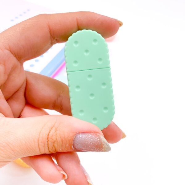 Marca texto Fofo Biscoito 6 Cores