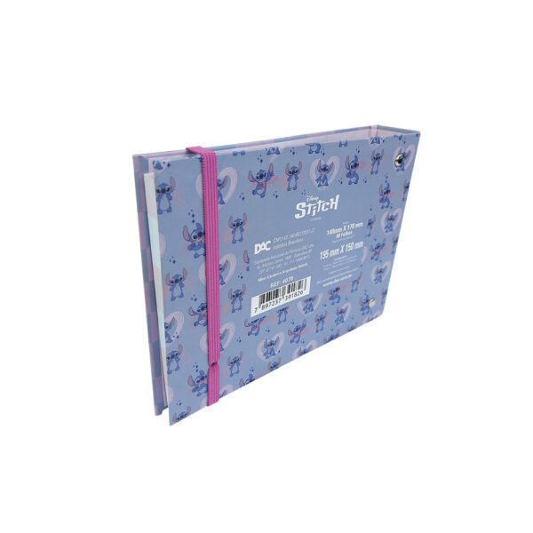 Fichário Mini Caderno Argolado 80 Fls Stitch DAC