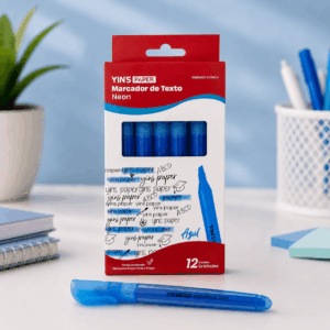 Marca Texto Neon AZUL - YINS PAPER - UND