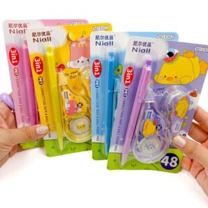 Kit bichinhos - 2 Corretivos em fita + Caneta