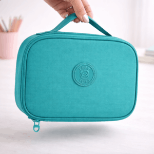 Estojo Box Porta Objetos Teen VERDE LUXO - FOFY - UND