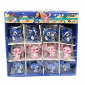 Borracha Fofa STITCH e ANGEL - CX 36 UND