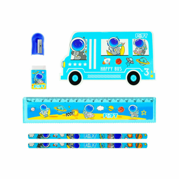 Kit Escolar Mini Astronauta 6 Peças - FOFY - BLISTER
