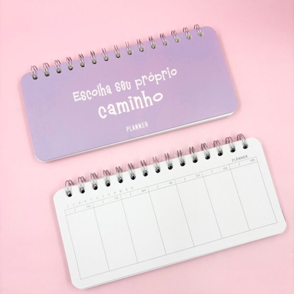 Planner Aramado Permanente Frases 208 x 93mm - IMPORTADO - UND