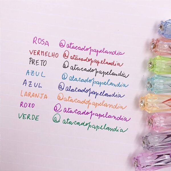 Caneta Fineliner Pastel Estojo 8 Cores KAZ - UND