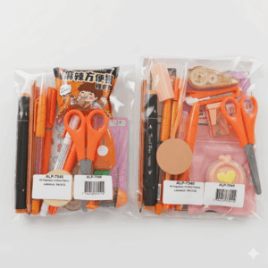 Kit Papelaria 15 Itens Paleta - LARANJA - PACOTE