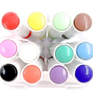 Marcador ACRÍLICO para COLORIR - MALETA 12 CORES