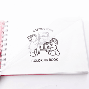 Livro de Colorir BOBBIE GOODS Capa Dura 52 FOLHAS - PREMIUM - ROSA