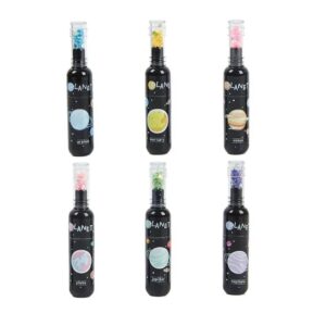 Marca Texto Garrafinha Espacial -  Estojo 6 Cores