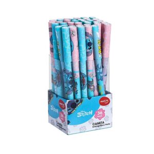 Caneta Esferográfica Preta Stitch Molin - Cx 36 Und
