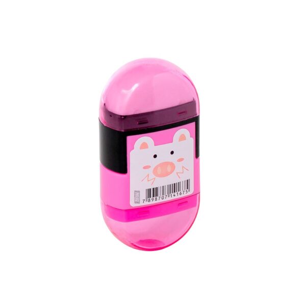 Apontador com Borracha Zoo BRW