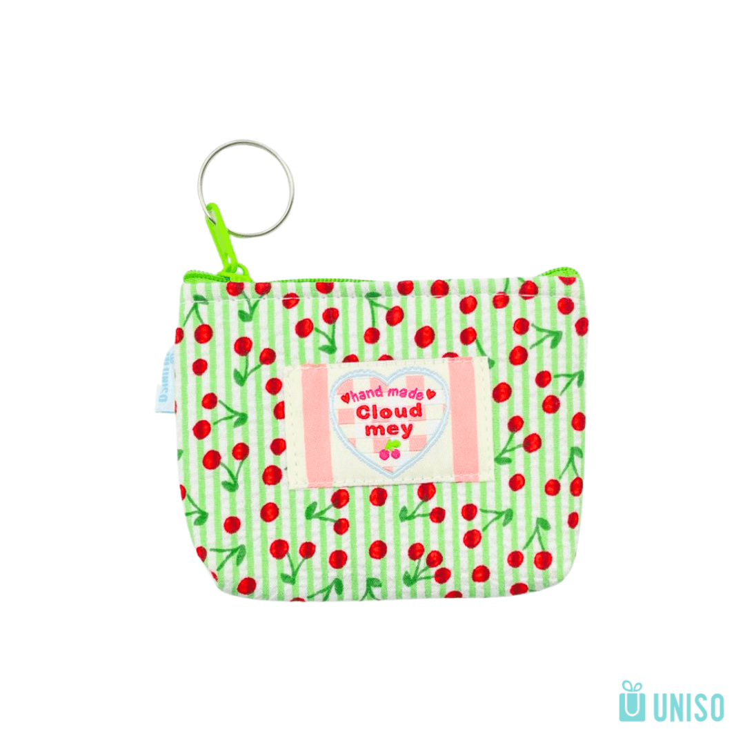 Porta Moedas Retangular Cereja 11x9x1,5cm - UNISO - UND