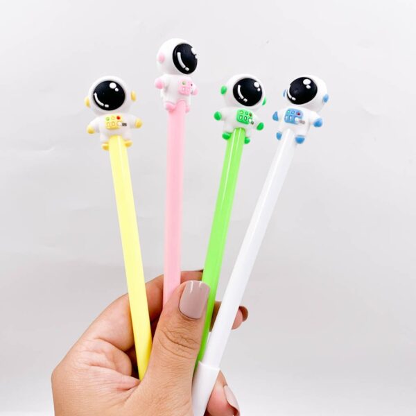 Caneta Fofa Astronauta Color - Pacote 6 Und