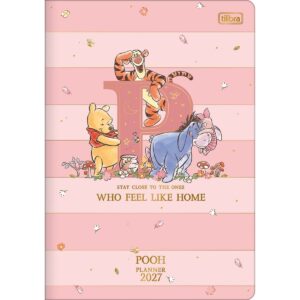 Planner Agenda Grampeado 17,8 x 25,4 cm URSINHO POOH - TILIBRA - UND
