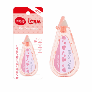 Fita Decorativa Love Coração Molin - Blister 1 Und