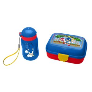 Kit Lanche Sonic Garrafa Plástica + Marmita LEO E LEO - UND