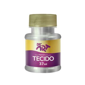 Tinta Metalica Para Tecido 37 ml PRATA DAC ART - UND