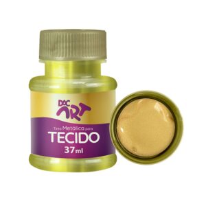 Tinta Metalica Para Tecido 37 ml OURO DAC ART - UND