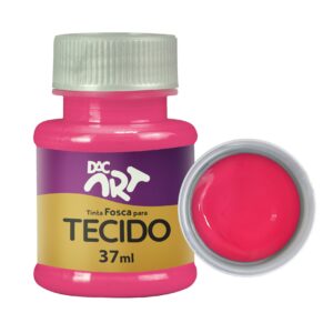 Tinta Fosca Para Tecido 37 ml ROSA ESCURO DAC ART - UND