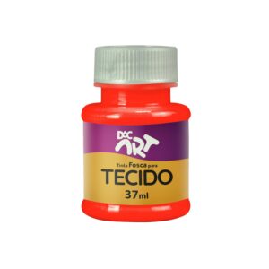 Tinta Fosca Para Tecido 37 ml VERMELHO VIVO DAC ART - UND