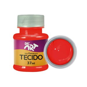 Tinta Fosca Para Tecido 37 ml VERMELHO TOMATE DAC ART - UND