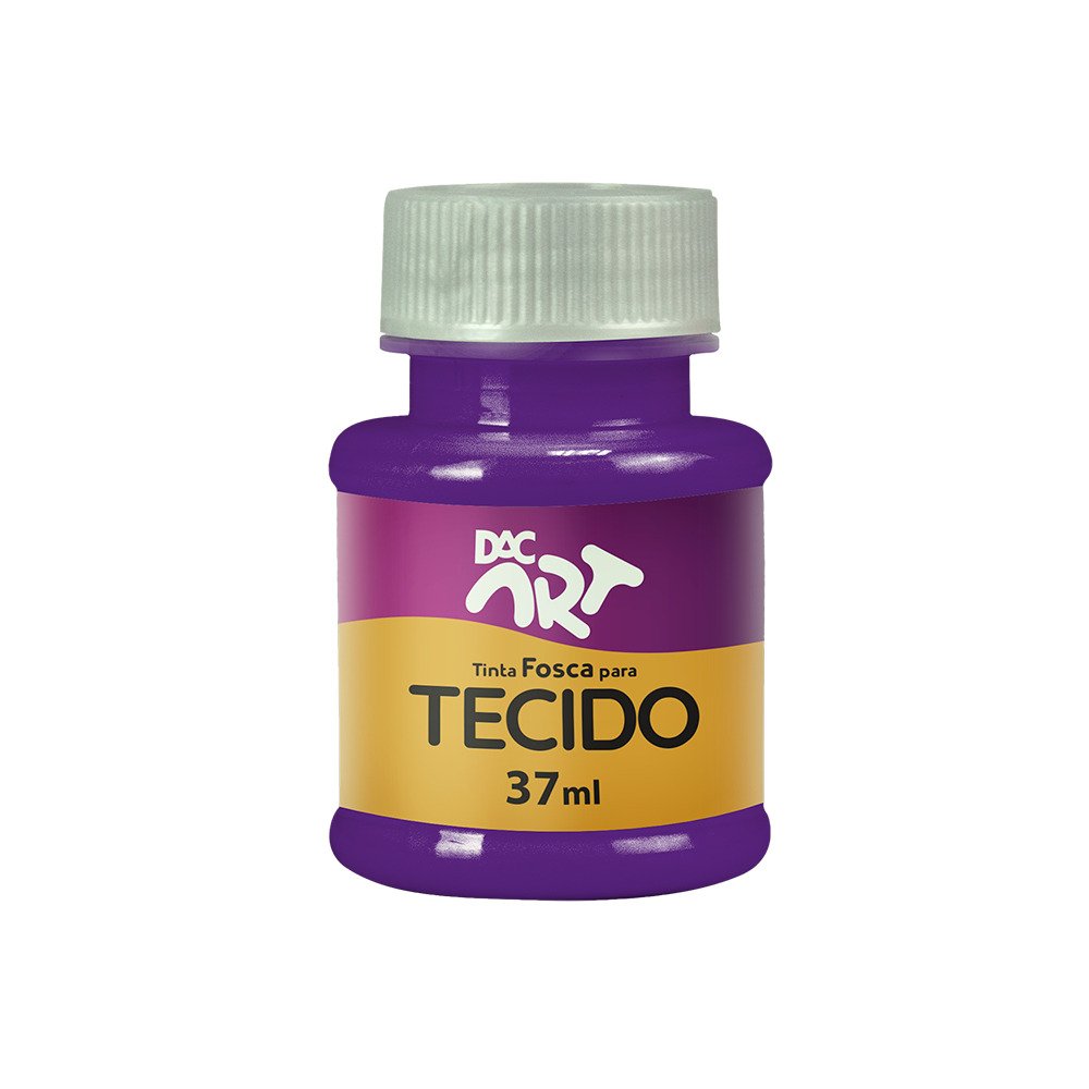 Tinta Fosca Para Tecido 37 ml VIOLETA DAC ART - UND
