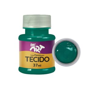 Tinta Fosca Para Tecido 37 ml VERDE BANDEIRA DAC ART - UND